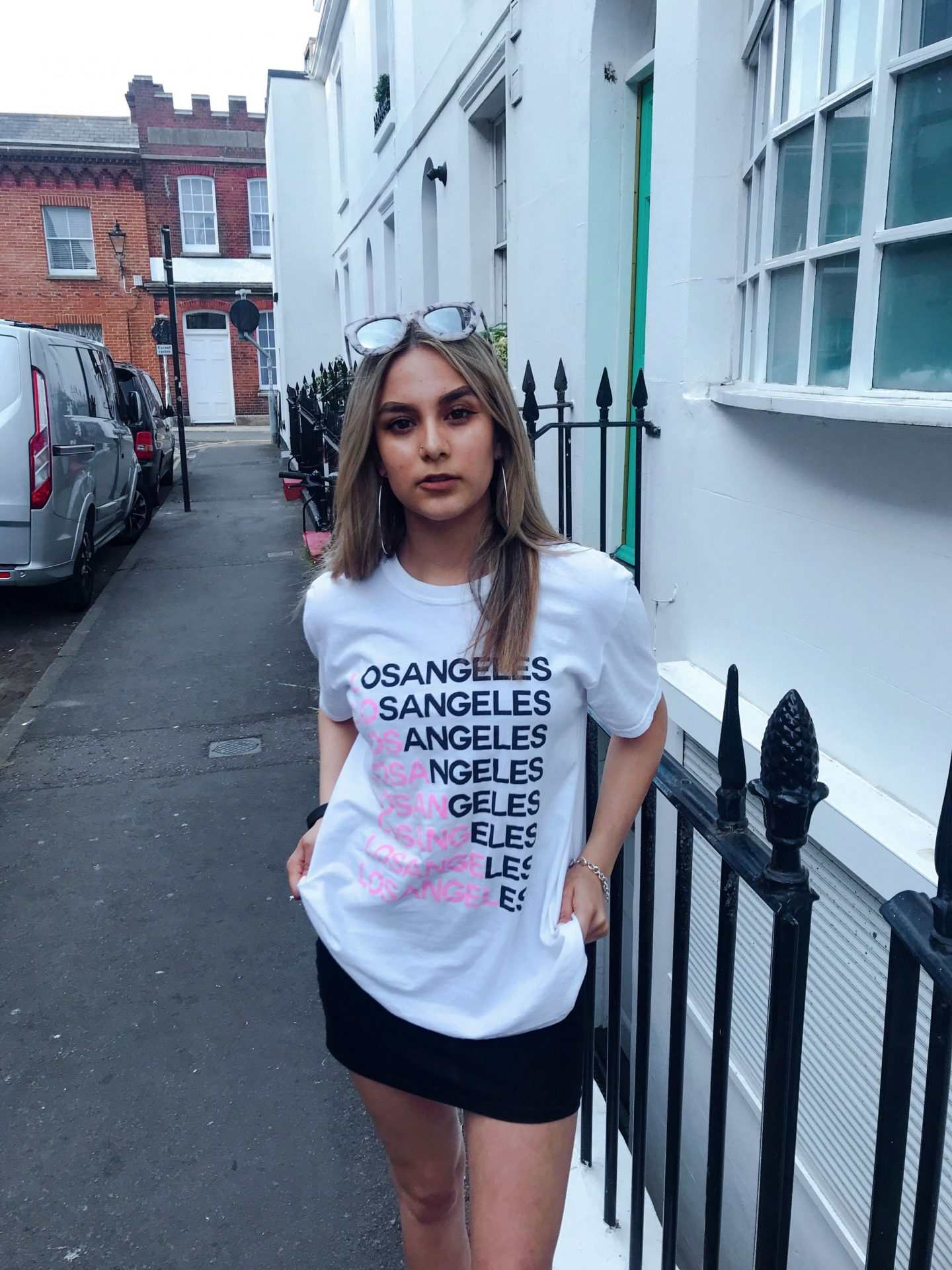 yasmin stefanie urban outfitters slogan tee tshirt los angeles